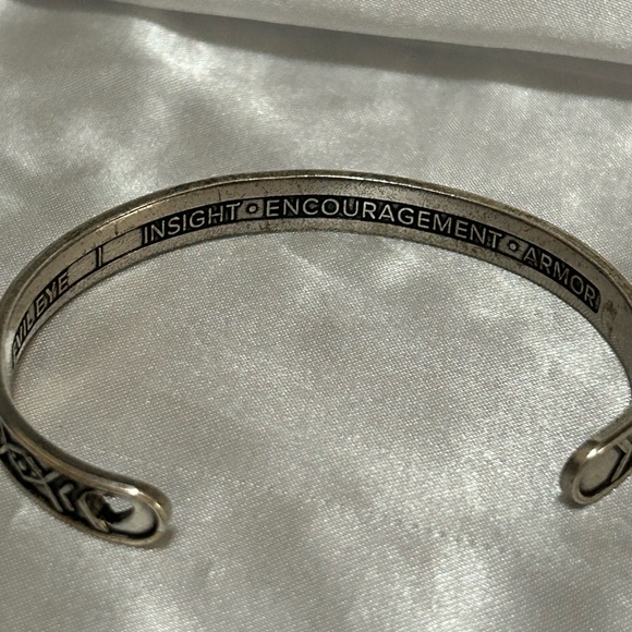 Alex and Ani Evil Eye Cuff Bracelet in Rafaelian Silver finish - Picture 5 of 6